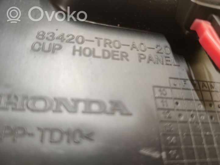 Honda Civic IX Przedni uchwyt na kubek tunelu środkowego 83420TR0A020