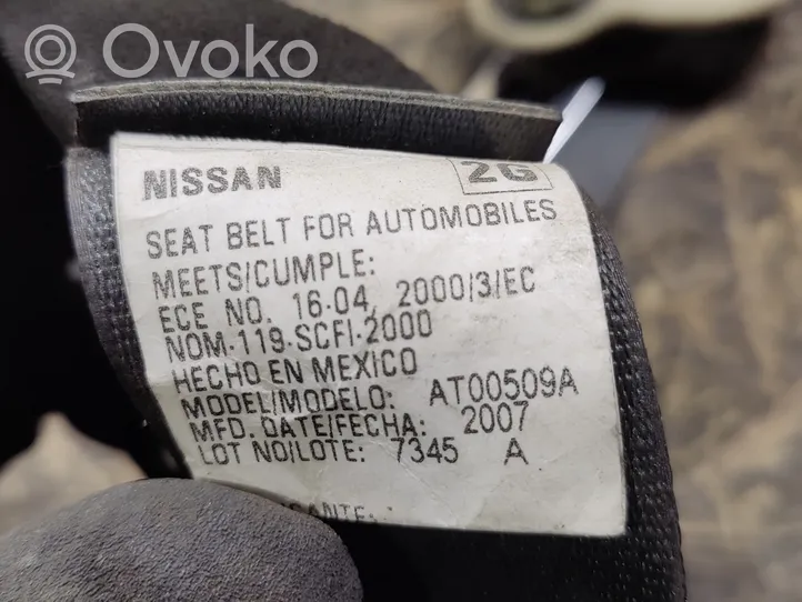 Nissan Tiida C11 Cintura di sicurezza posteriore 