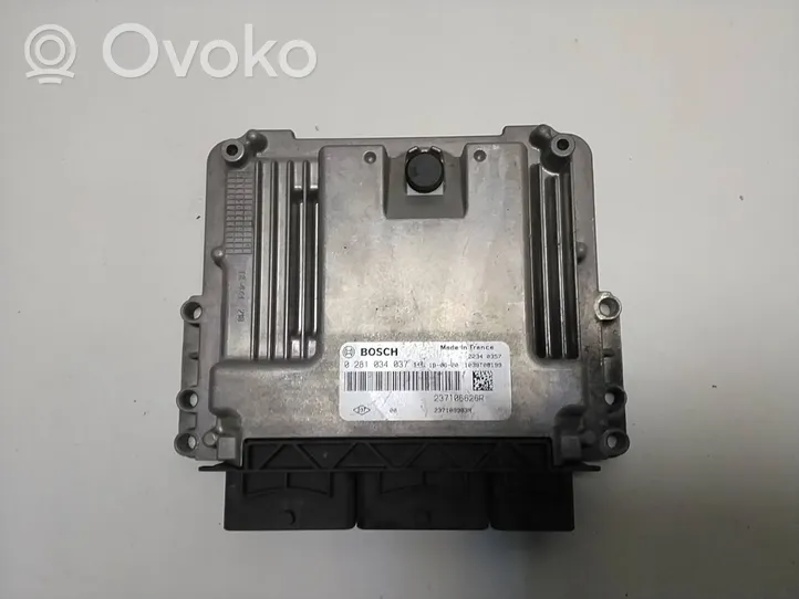 Renault Trafic III (X82) Kit calculateur ECU et verrouillage 237106626R