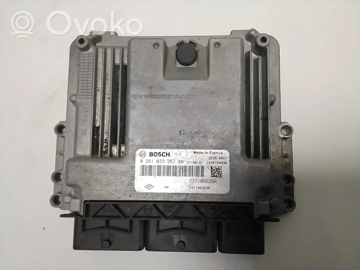 Opel Vivaro Engine ECU kit and lock set 237106626R