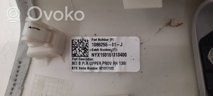 Tesla Model 3 Osłona górna słupka / B 108625501J