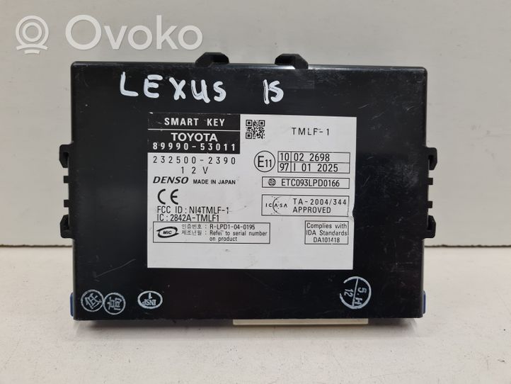 Lexus IS 220D-250-350 Moduł / Sterownik systemu uruchamiania bezkluczykowego 8999053011