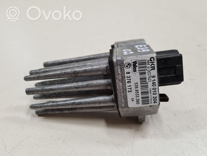 BMW 5 E39 Heater blower motor/fan resistor 9140010304