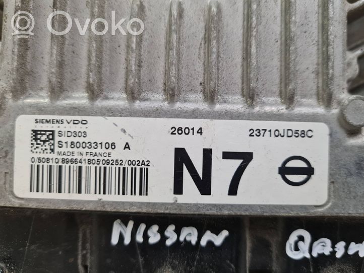 Nissan Qashqai+2 Calculateur moteur ECU 23710JD58C