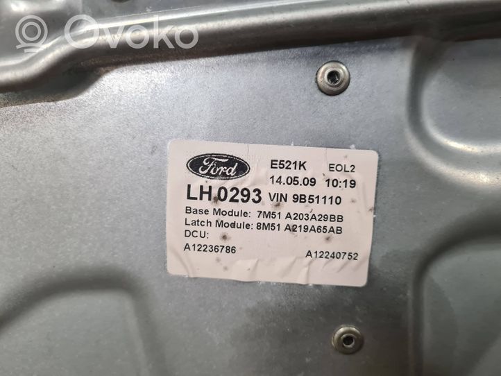 Ford Focus Mécanisme de lève-vitre avant sans moteur 8M51A219A65AB