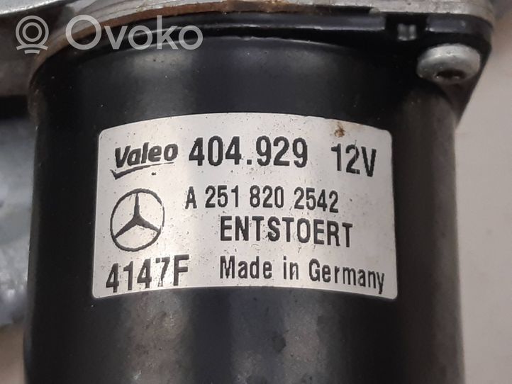 Mercedes-Benz R W251 Etupyyhkimen vivusto ja moottori A2518202542