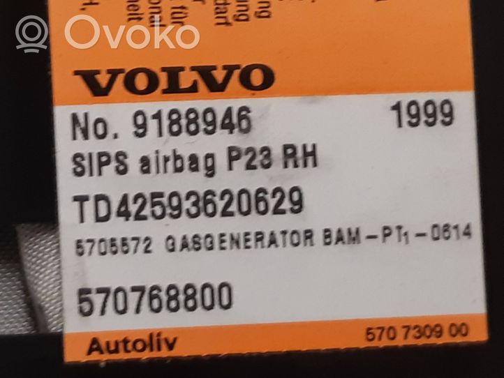 Volvo S80 Poduszka powietrzna Airbag fotela 9188946