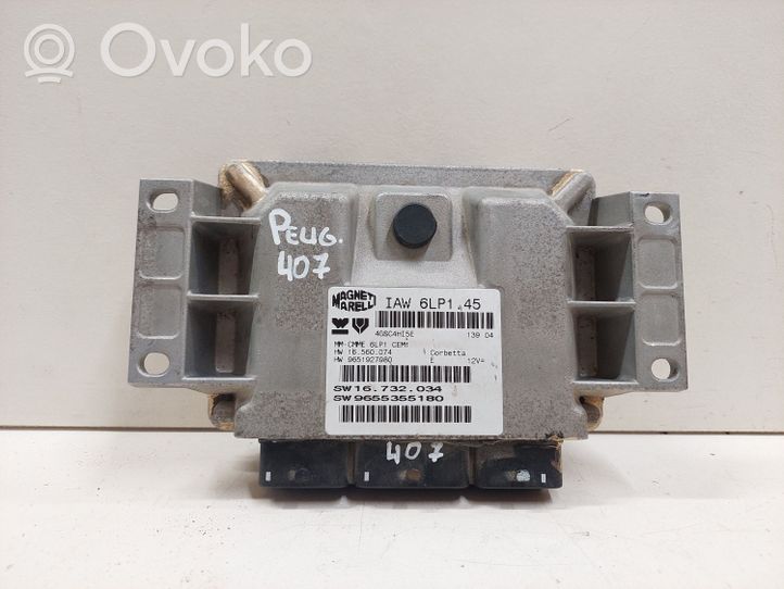 Peugeot 407 Calculateur moteur ECU 9651927980