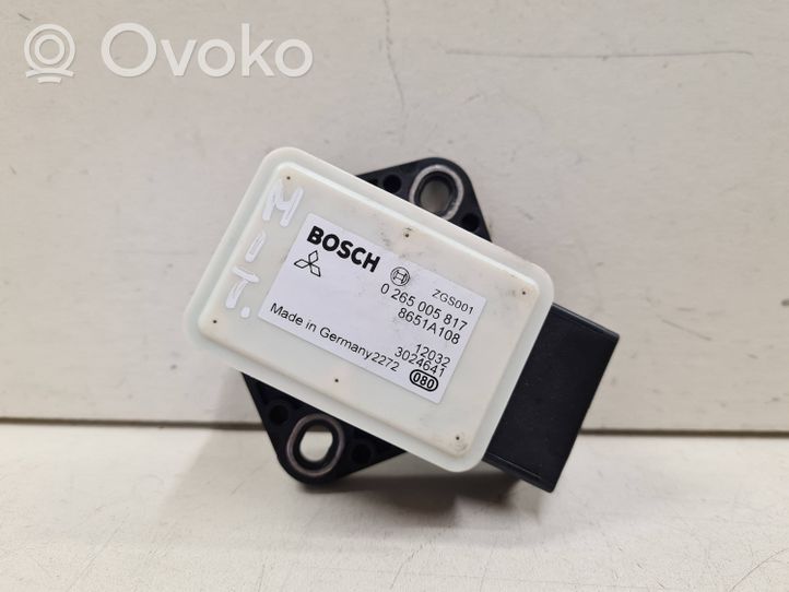 Mitsubishi i-MiEV ESP acceleration yaw rate sensor 8651A108