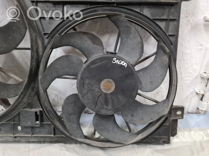 Skoda Superb B6 (3T) Elektrisks radiatoru ventilators 1K0121207BC