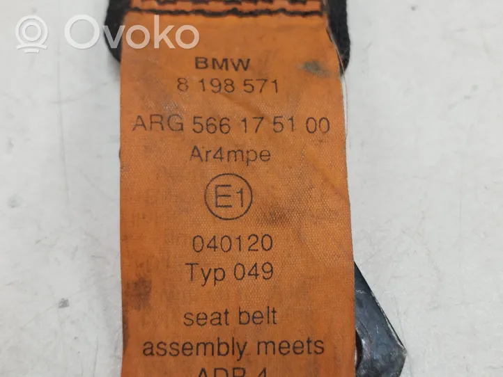 BMW 5 E39 Saugos diržas priekinis 566172701