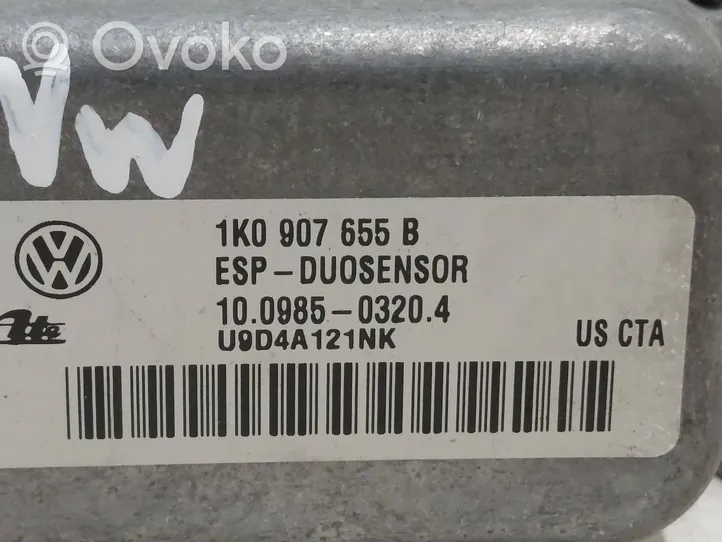 Volkswagen Golf V Sensor ESP de aceleración de frecuencia del intermitente 1K0907655B