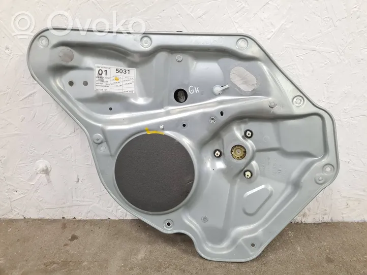 Volkswagen Golf V Meccanismo di sollevamento del finestrino posteriore senza motorino 1K9839755A