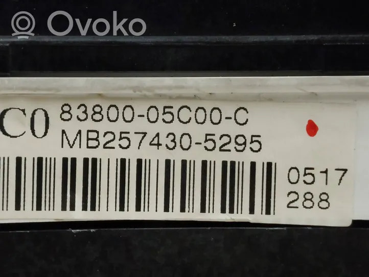 Toyota Avensis T250 Tachimetro (quadro strumenti) 8380005C00C