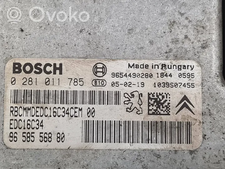 Citroen C3 Sterownik / Moduł ECU 9658556880