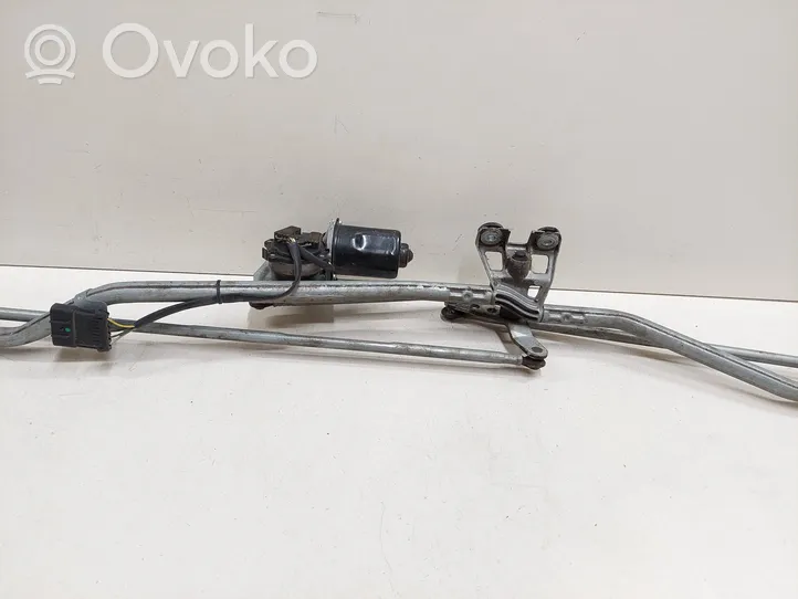 Opel Meriva A Front wiper linkage and motor 91498233