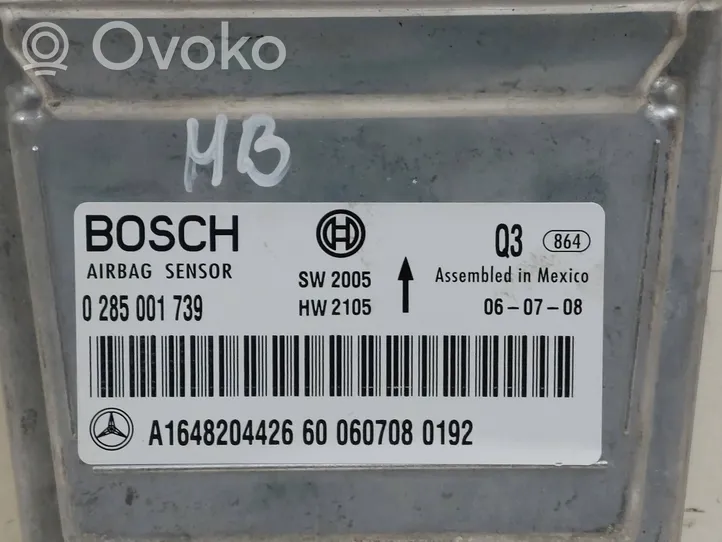 Mercedes-Benz R W251 Sterownik / Moduł Airbag A1648204426