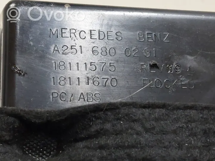 Mercedes-Benz R W251 Kit de boîte à gants A2516800291