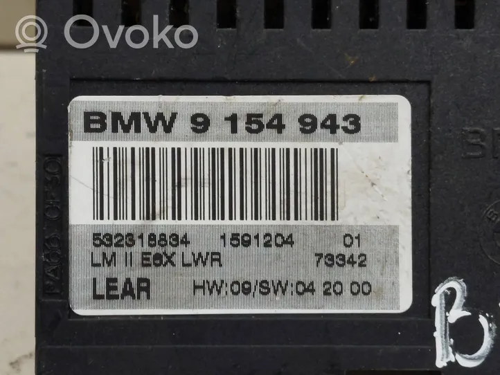 BMW 5 E60 E61 Modulo luce LCM 9154943