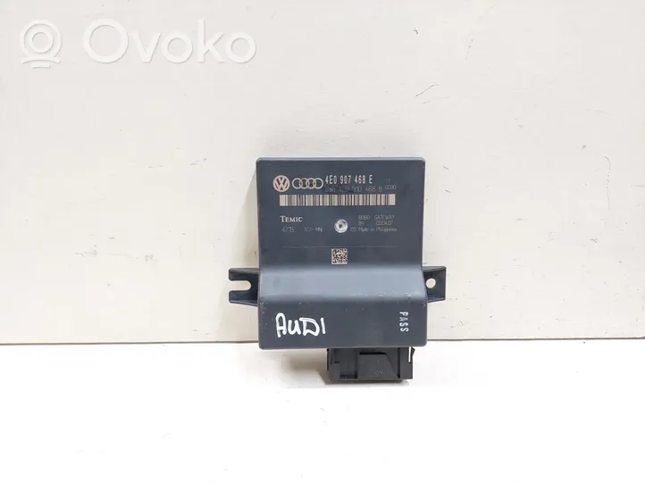 Audi A8 S8 D3 4E Module de passerelle 4E0907468E