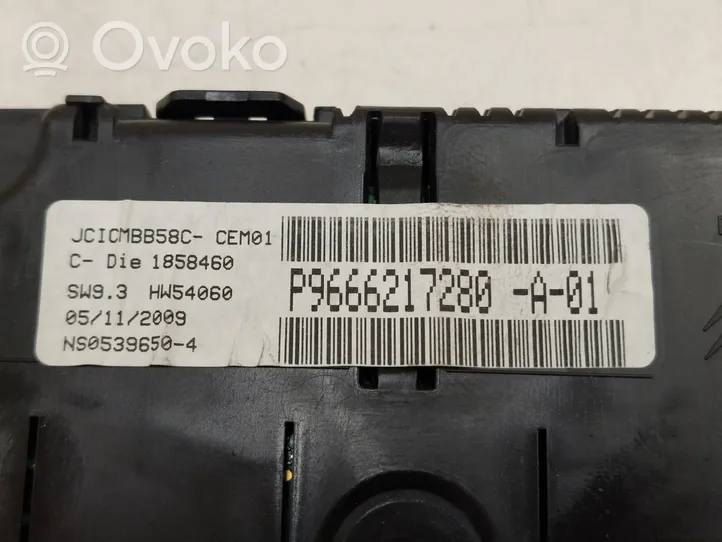 Citroen C4 I Picasso Tachimetro (quadro strumenti) P9666217280