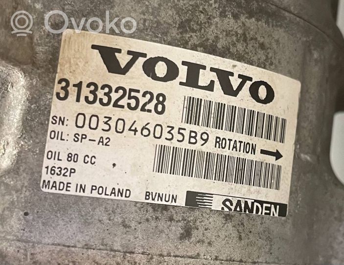 Volvo V60 Compresseur de climatisation 31332528