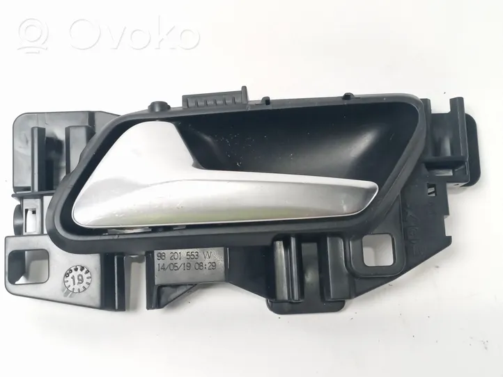 Opel Grandland X Front door interior handle 98201553W