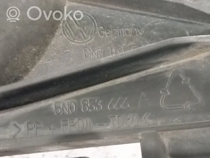 Volkswagen Tiguan Grill / Wlot powietrza błotnika przedniego 5N0853666