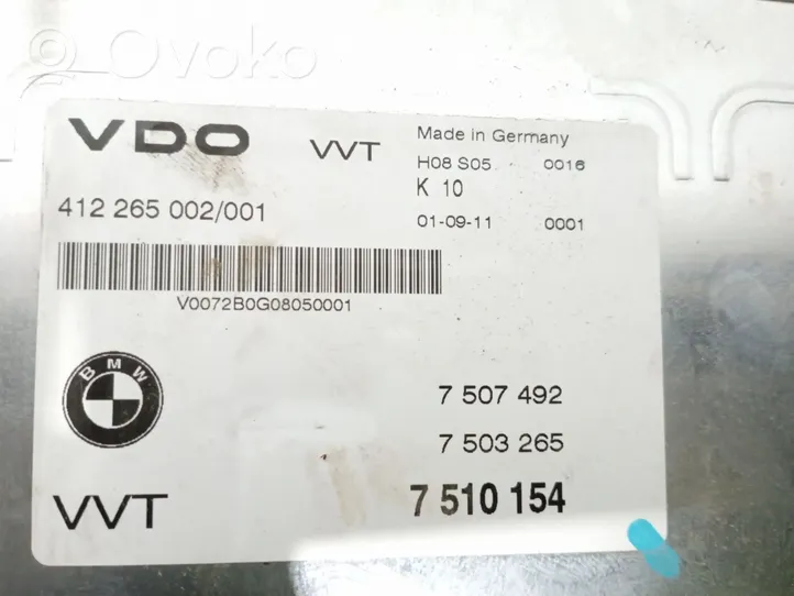 BMW 7 F01 F02 F03 F04 Pārnesumkārbas vadības bloks 7510154