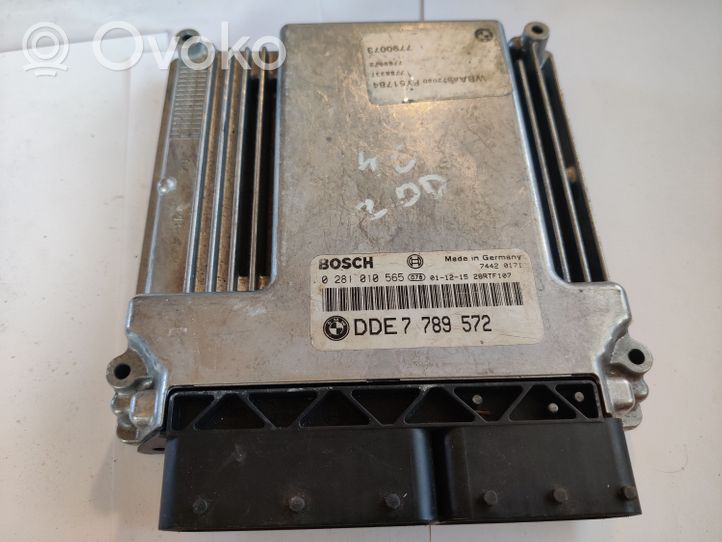 BMW 3 E46 Calculateur moteur ECU DDE7789572