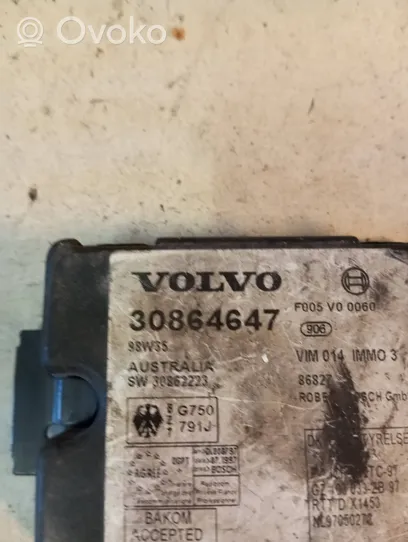 Volvo S40, V40 Ajonestolaitteen ohjainlaite/moduuli 30864647