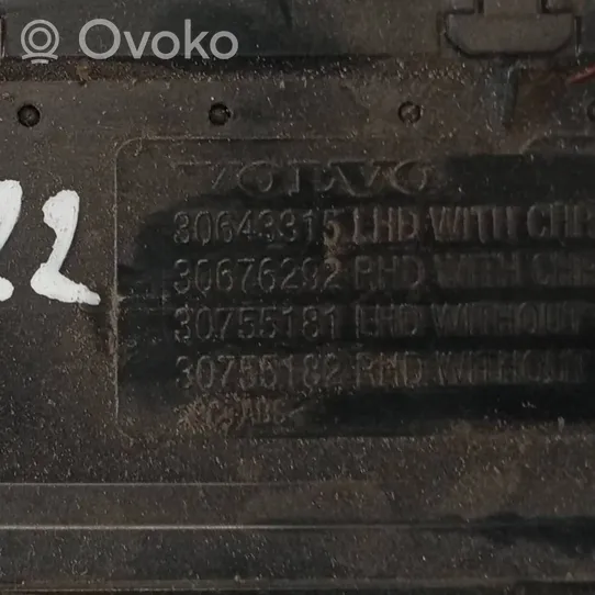 Volvo XC70 Griglia di ventilazione centrale cruscotto 30755181