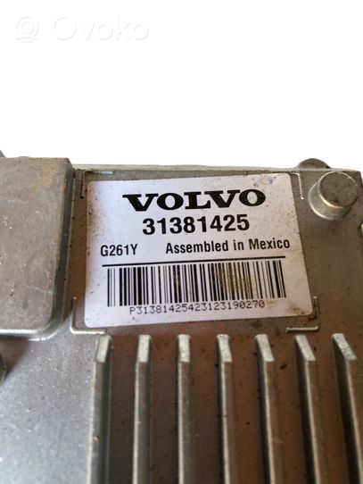 Volvo V40 Centralina/modulo regolatore della velocità 31381425