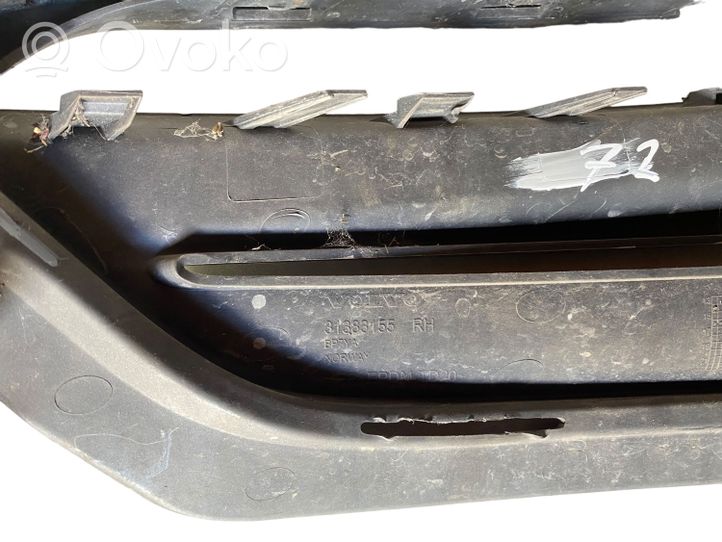 Volvo S60 Front bumper lower grill 31383155