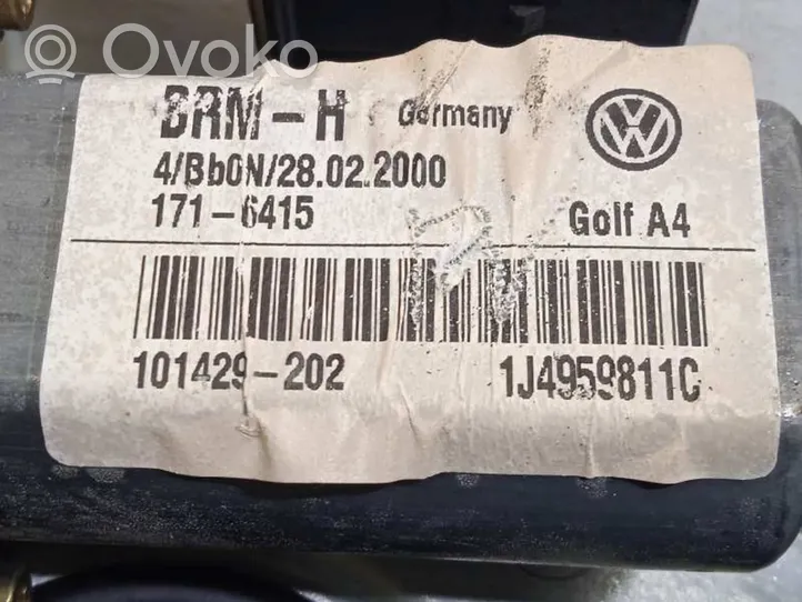 Volkswagen Golf SportWagen Meccanismo di sollevamento del finestrino posteriore senza motorino 1J4839729G