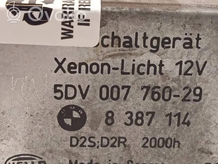 BMW 5 E39 Unité de commande / module Xénon 8387114