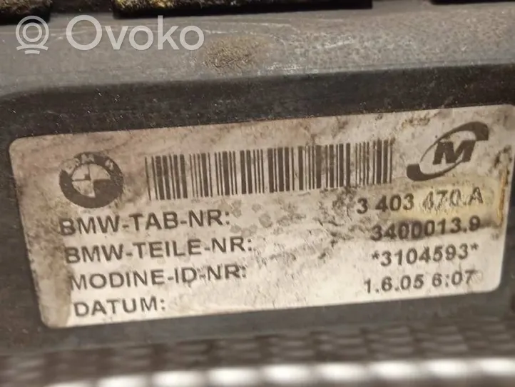 BMW X3 E83 Jäähdyttimen lauhdutin 3403470