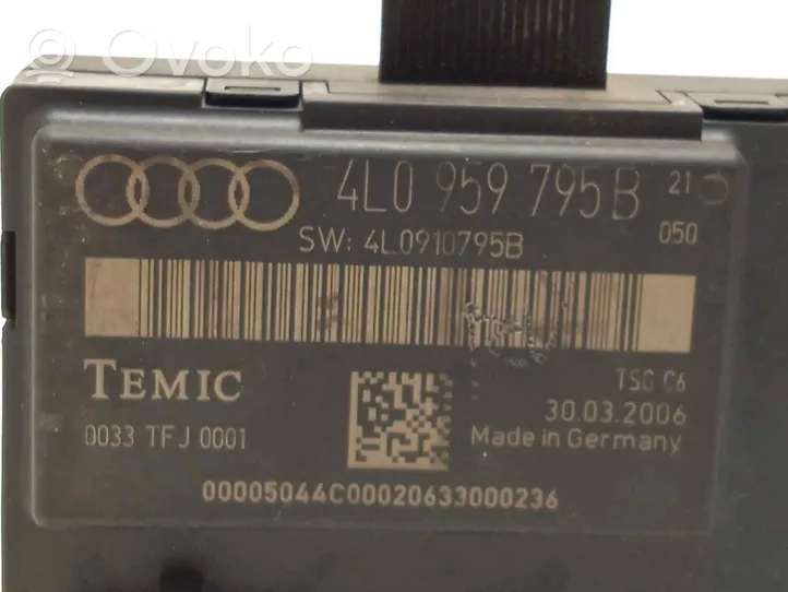 Audi Q7 4L Moduł / Sterownik komfortu 4L0959795B