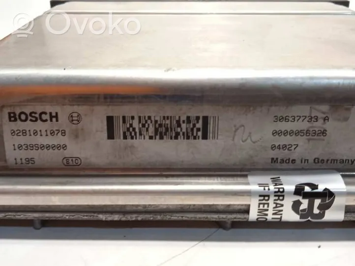 Volvo S60 Motorsteuergerät/-modul 30637733