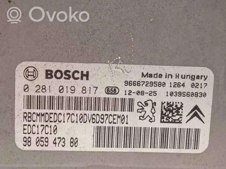 Citroen Berlingo Sterownik / Moduł ECU 9805947380