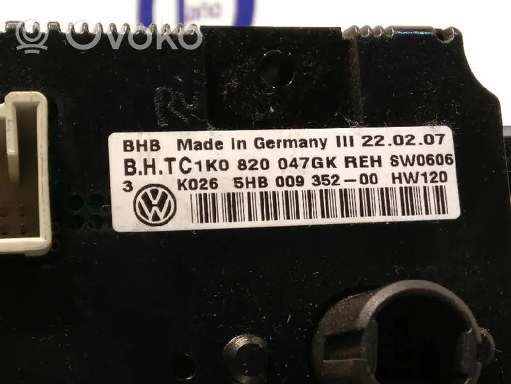 Volkswagen Passat Alltrack Kondicionieriaus valdymo blokas 1K0820047GK