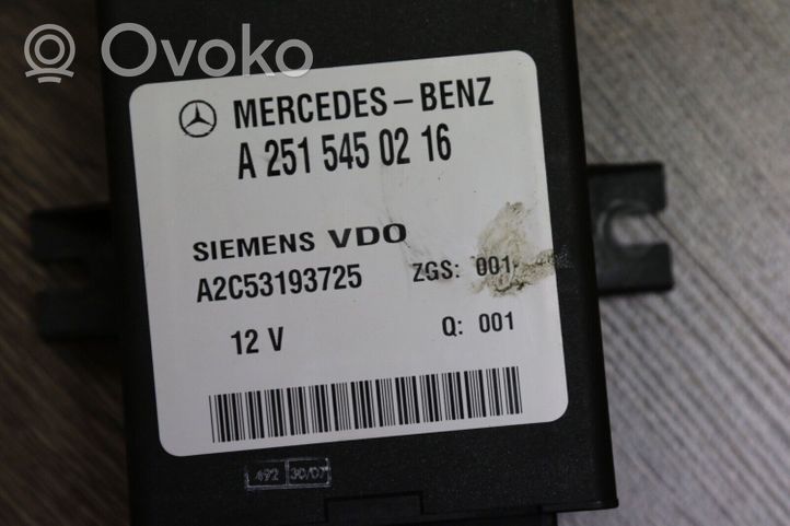 Mercedes-Benz E W211 Centralina/modulo sospensioni A2515450216