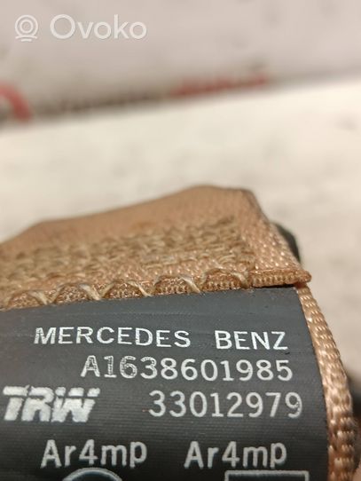 Mercedes-Benz ML W163 Saugos diržas priekinis A1638601985