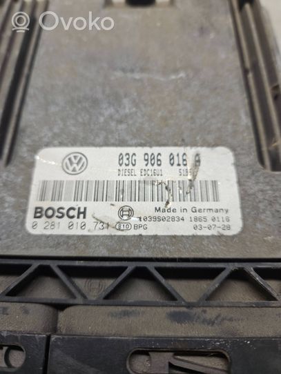 Volkswagen Touran I Calculateur moteur ECU 03G906016A