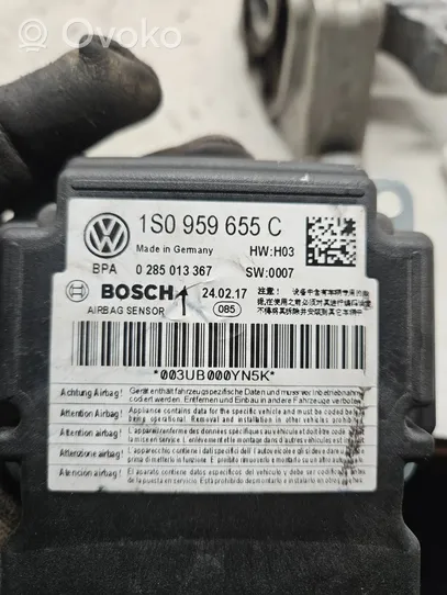 Skoda Citigo Module de contrôle airbag 1S0959655C