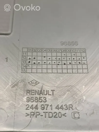 Renault Captur Pokrywa skrzynki akumulatora 244971443R