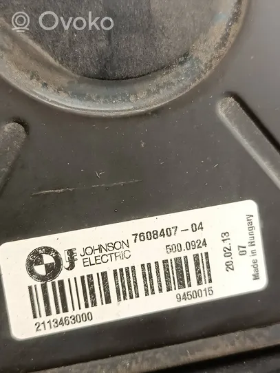 BMW 3 F30 F35 F31 Elektryczny wentylator chłodnicy 7608407