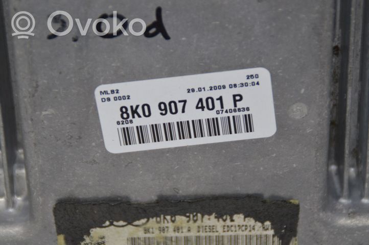 Audi A5 8T 8F Calculateur moteur ECU 8K0907401P