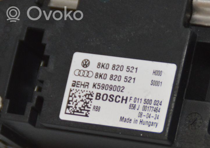 Audi A4 S4 B8 8K Moduł / Sterownik wentylatora dmuchawy 8K0820521