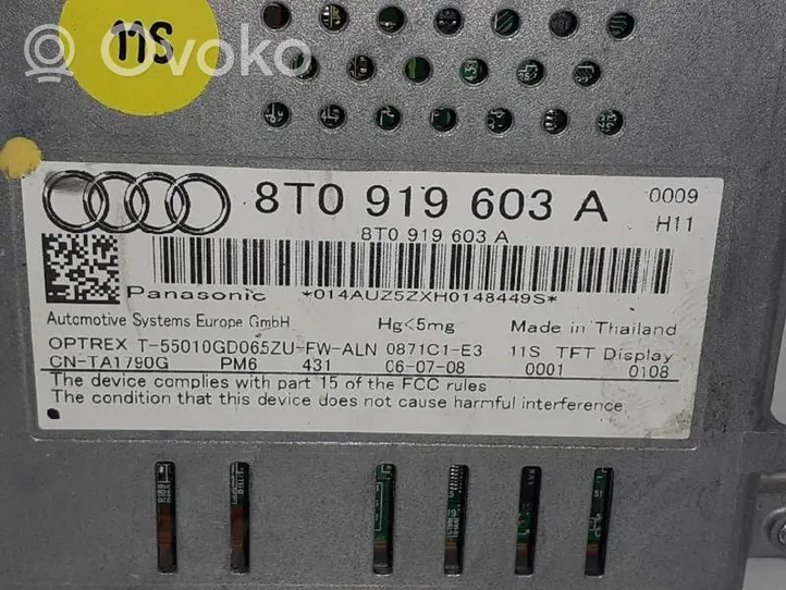 Audi A4 Allroad Wyświetlacz Head Up 8T0057603G